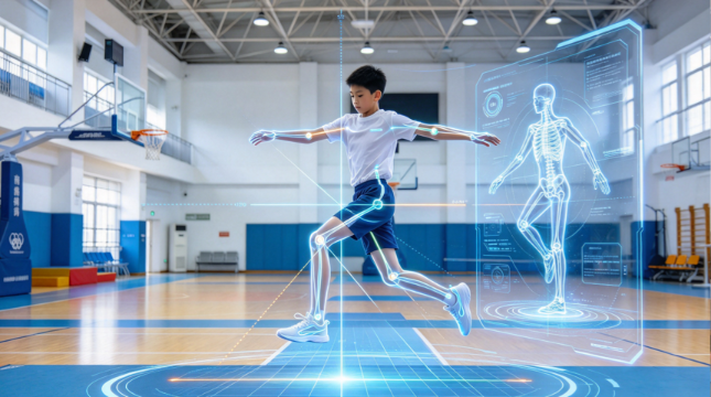 AI scoring of physical education movements with digital grading rubrics